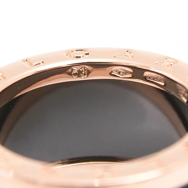 Anillo de cerámica Bulgari B-ZERO1 oro rosa 53 talla 12 usado - auténtico de Japón Foto 4 de 4
