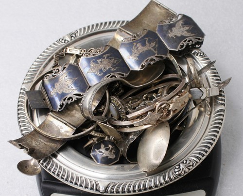 Sterling Silver 925 Lot for Scrap and/or Use All Marked 330g - Picture 2 of 3