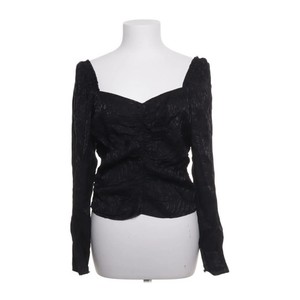 H&M, Crop Top, Größe: 42, Schwarz, Viskose, Leopard, Damen #Dpf