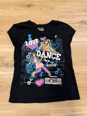 Disney's Justice SHAKE IT UP CeCe & Rockey Short Sleeve Black T-Shirt Child 8