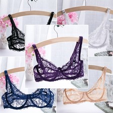 Bügel BH Dessous Mode Durchsichtig Deep V Be...