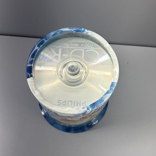 100 PHILIPS 52X Speed CD-R spindle Blank Disc 80Min 700MB New cd mb - 第 5/7 張圖片