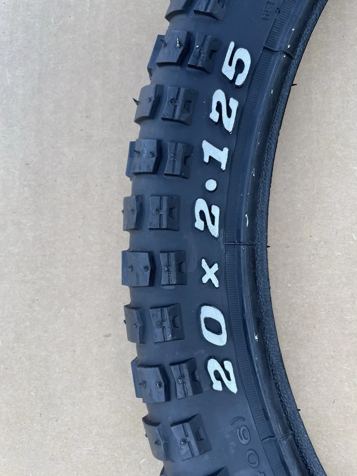 Neumáticos de bicicleta de 20"" x 2,125 tubos tiras de llanta motocross BMX moto de salto de tierra negro Foto 2 de 4