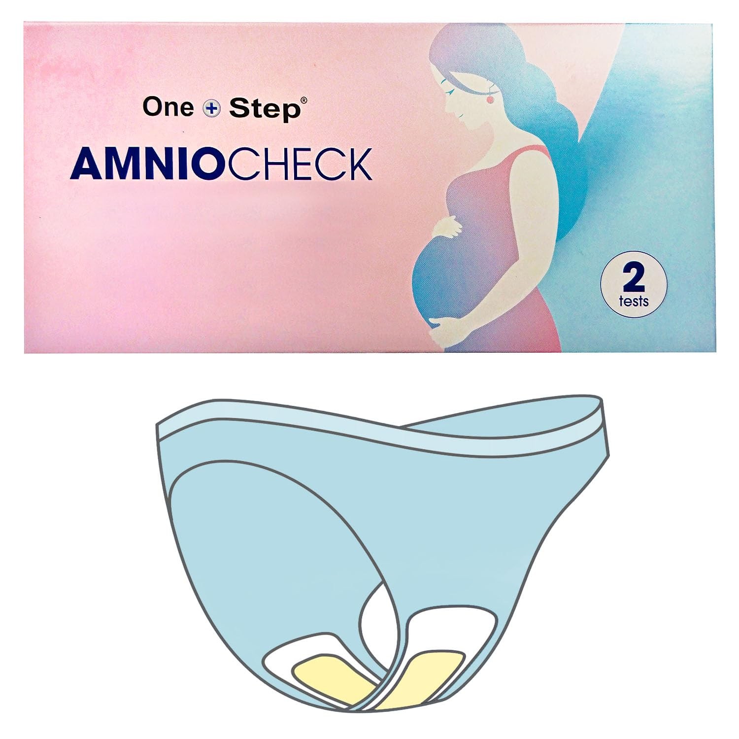 Amniocheck One+Step protège-slip test de pH pour détecter la rupture des membranes