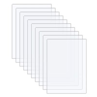 Acrylglas Platten 10Er Set 13 X 18 Cm 1Mm Dicke Transparent FüR Fotorahmen