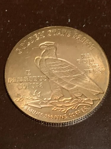 Gold Eagle 1/4oz .999 Fine Copper Coin ~bullion~collectible~