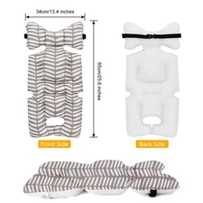 Baby Stroller Seat Liner Toddler Seat Stroller Cushion Pad Soft and Breathabl...