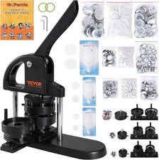 Button Maker 3  in  1, 25/32/58mm, 300 Parts, Ergonomic Handle, DIY Gift Kit