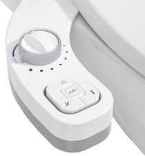 Non-Electric Hot and Cold Water Bidet Attachment for Toilet Seat,Self-Cleaning,