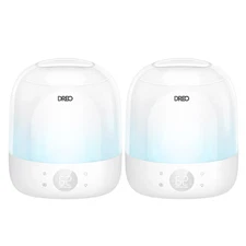 DREO Ultrasonic Cool Mist 0.8 Gal. Humidifier, 2-Pack