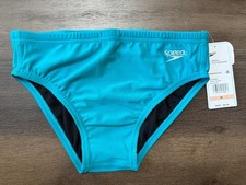 New Mens Speedo Eco Endurance Swim Brief Size 28 Aquarium Blue