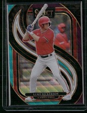 2025 Panini Select #191 Luke Dickerson Tri-Color Prizms