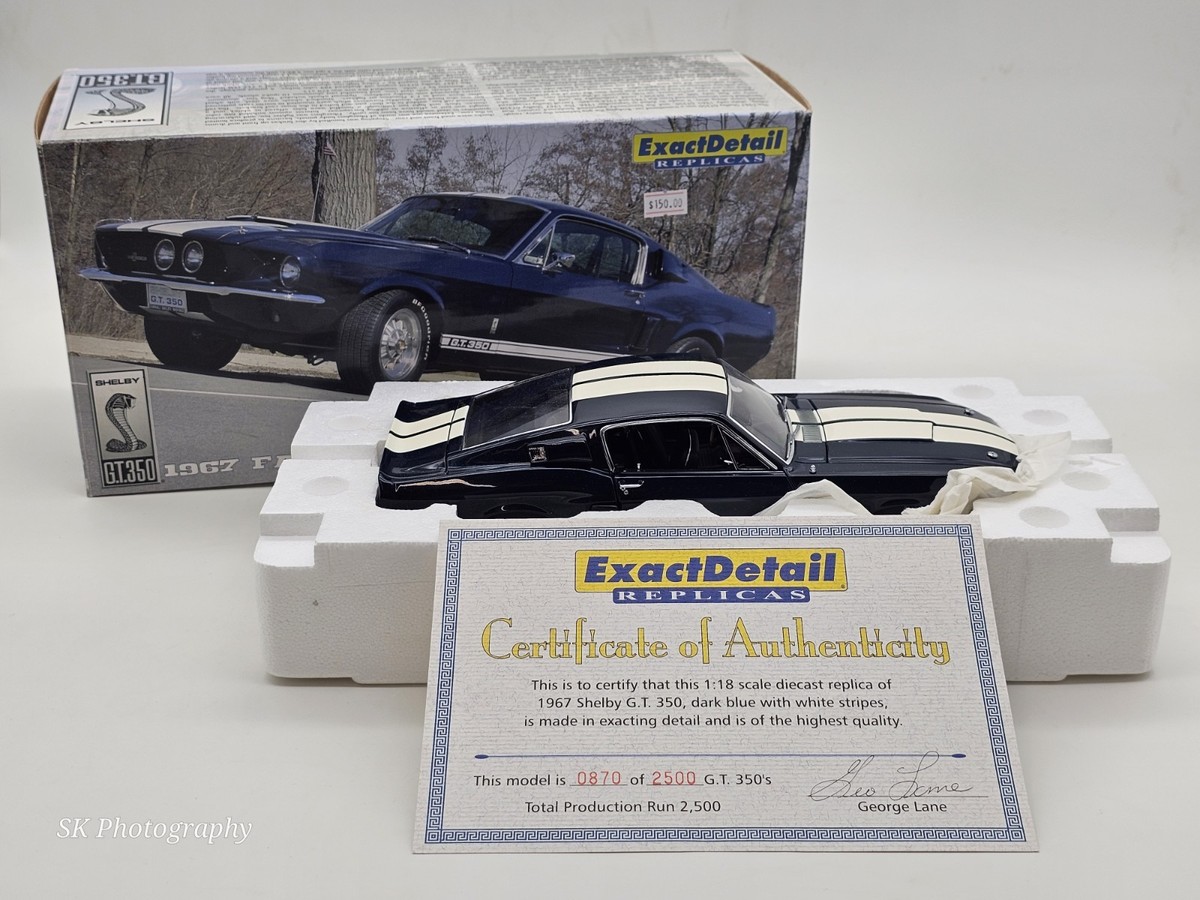 特価 Exact Detail (1/18) フォード Shelby GT350 EXACT DETAIL 1/18 Carroll Shelby GT 350 Ford Mustang