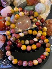 PRETTY CRYSTAL BEADED 8MM 18.5 CM BRACELETS  YOU PICK 