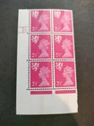 GB QEII 1971 2.5p bright magenta. SGS14. Cylinder number 2 dot. MNH block of 6.