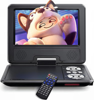 9.5 Portable DVD Player for Kids and Car Travel with 7.5 HD Swivel Screen, 4-6