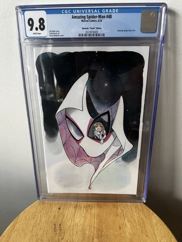 Amazing Spider-Man Vol 6 #48, CGC 9.8, Peach Momoko virgin variant