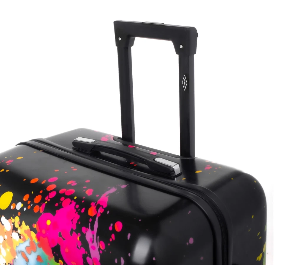 RGL 5188 Koffer L XL XXL Hartschale Reisekoffer Trolley 4 Rollen mit Schloss - Bild 2 von 4