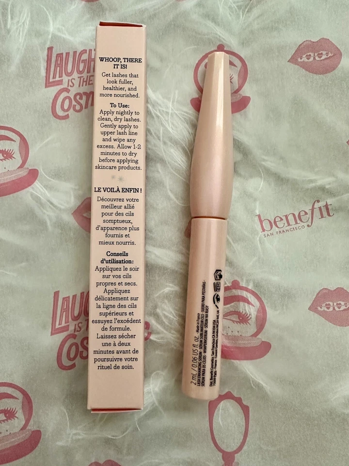 Benefit Cosmetics Whoop сыворотка для ресниц 0,06 унц НОВАЯ + БЕСПЛАТНЫЙ ПОДАРОК 🎁 - Изображение 2 из 2