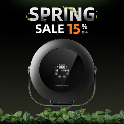 Spider Farmer 540W Indoor Heater with Temp Control, Day/Night Sensors&24H Timer