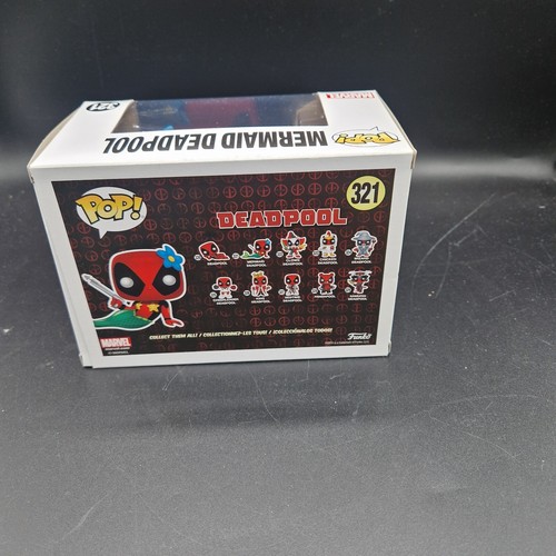 Funko POP Figur Mermaid Deadpool Meerjungfrau #321 Ryan Reynolds - Bild 2 von 2