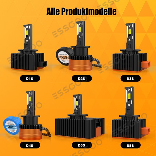 2X D1S Xenon Brenner D2S D3S Led Auto Led-Scheinwerfer birne Xenon 100W 20000LM - Bild 13 von 13