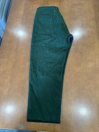 Vintage 60er 70er 36x28 Hose Herren grün Wolle Jagd Outdoor Guide Holzfäller - Bild 3 von 15