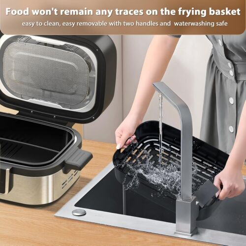 5-in-1 Smart Electric Grill & Air Fryer, Airfry+Grill, Dehydrate, Bake/Roast image