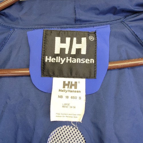 Helly Hansen Rainwear Blue Fisherman Wet Weather Men's Large 2 Piece Pants READ - Picture 21 of 24