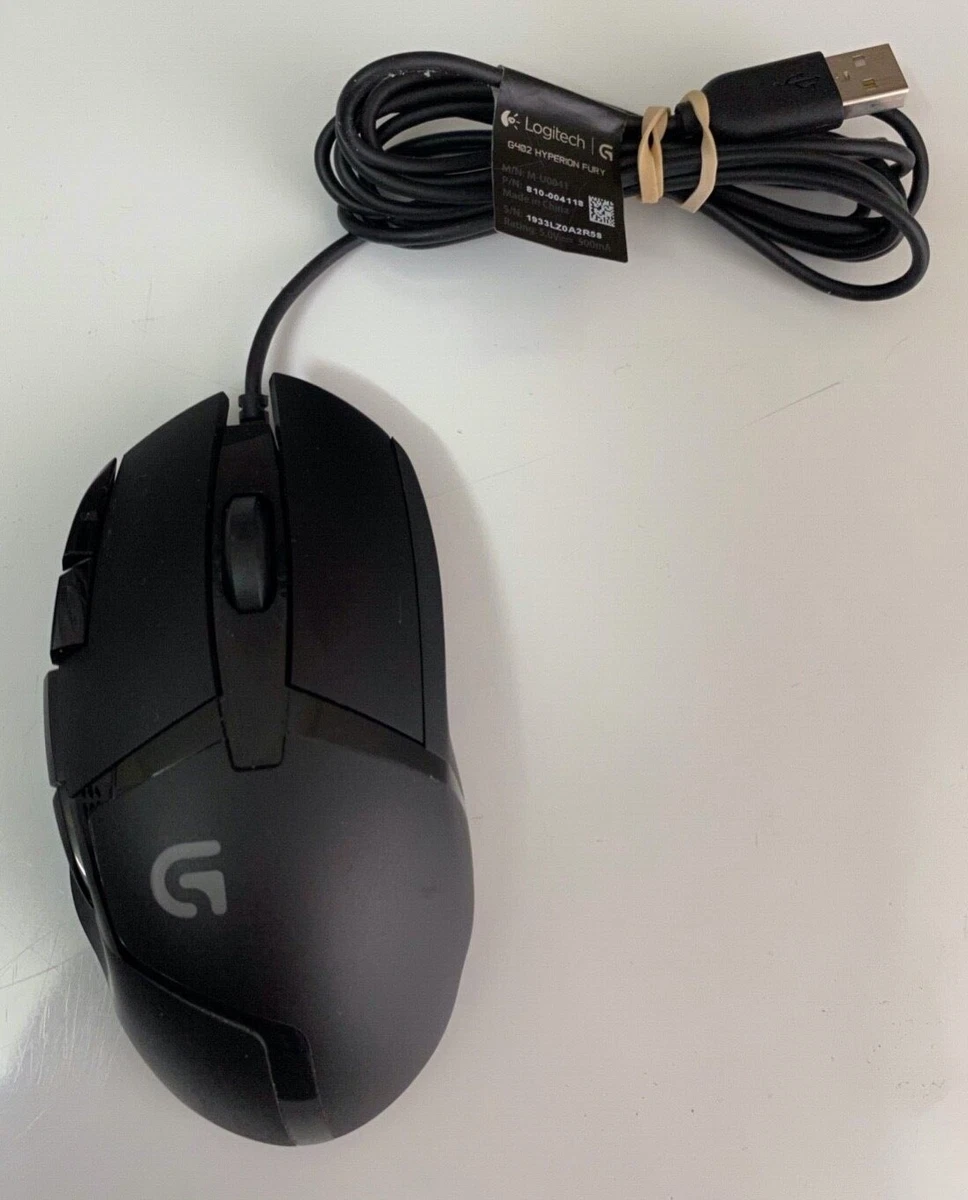 Logitech G402 Hyperion Fury Wired USB Gaming Mouse- USED