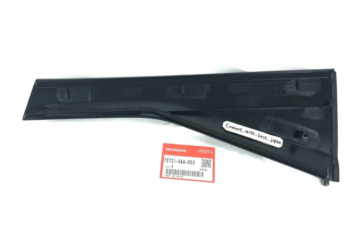Honda Genuine Garnish R Rear Door Pillar 72721 - SAA - 003 | eBay