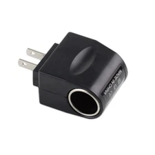 US Plug Home Outlet Wall Power To 12V DC Car Cigarette Lighter Adapter Converter