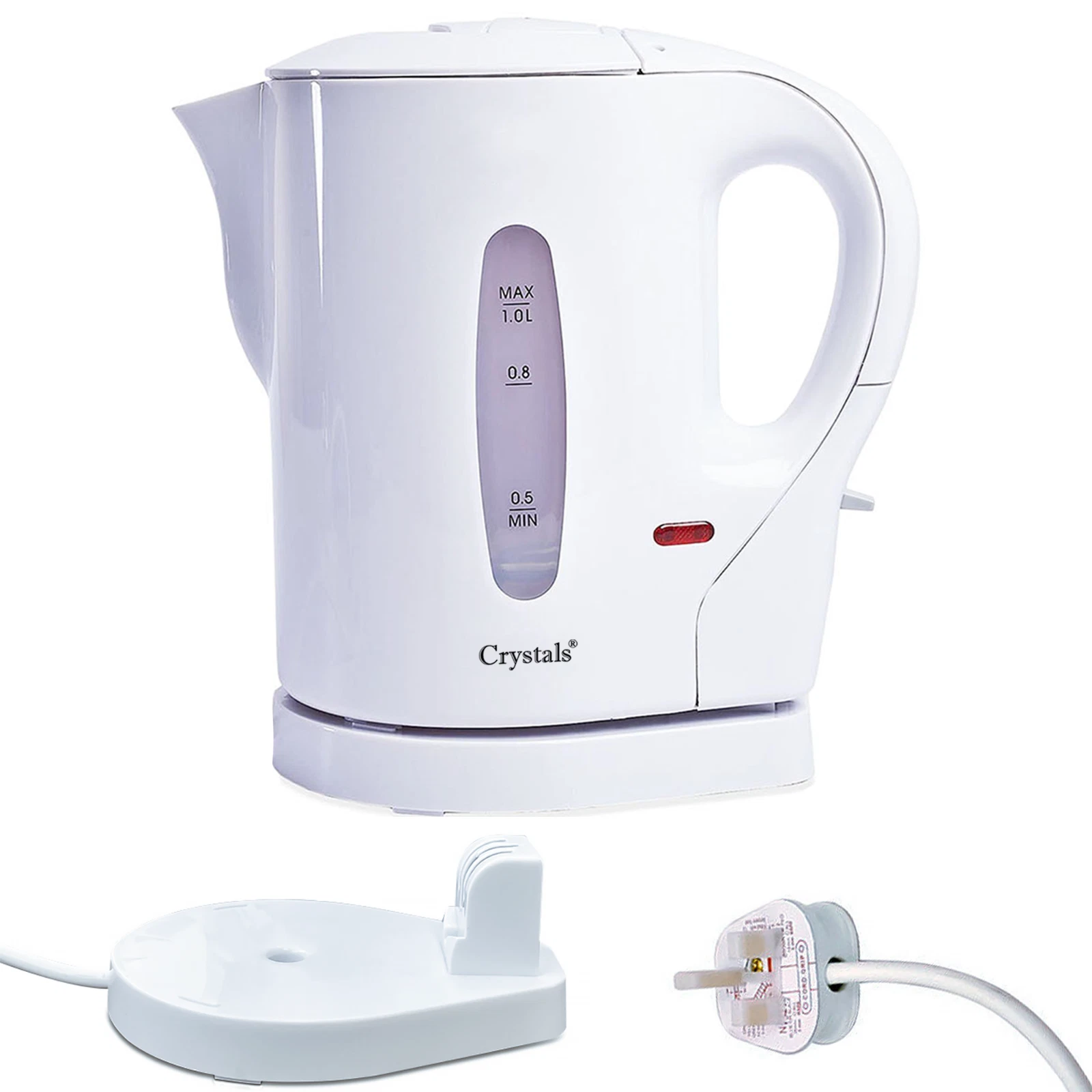 Travel Kettle Portable Electric 1L Camping Caravan Kitchen Hotel Jug Holiday New
Opens in a new wind