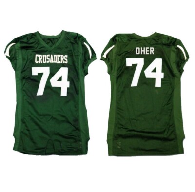 The Blind Side Michael Oher #74 Football Jersey Crusaders Stitched Customized