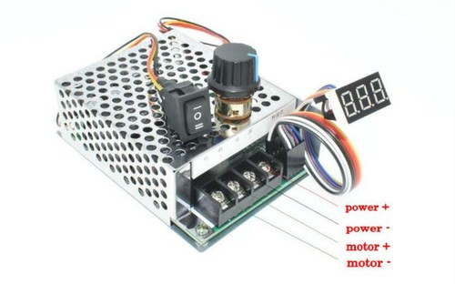 DC 10-55V MAX 60A Reversible PWM Motor Speed Controller 12V 24V 36V - Picture 4 of 4