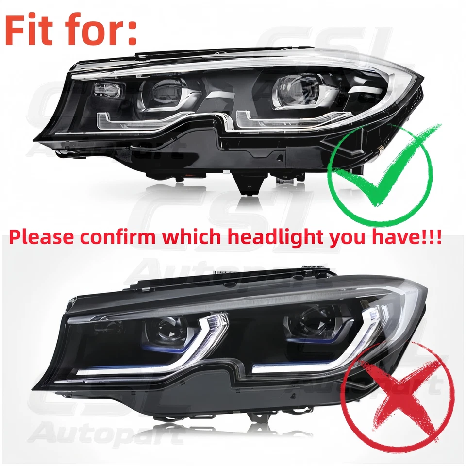 Tableros DRL Angel Eyes para BMW G20 G21 330i M340i 2019-2022 luz de circulación diurna Foto 2 de 4