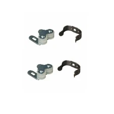 RV Designer H203 Metal Cabinet Door Roller Catch with Clip - 2pk