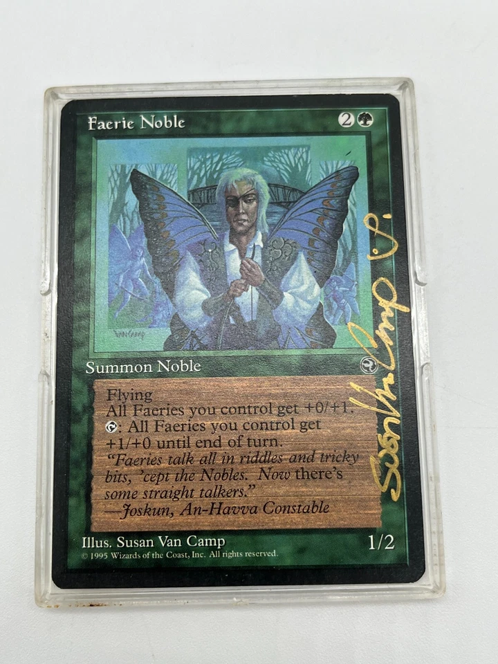 Faerie Noble Homelands 1995 Signed Artist Signature (No COA) Magic the Gathering - Image 3 of 4