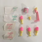 Vintage Barbie - Ice Cream Shoppe 1987 Accessories For Diorama