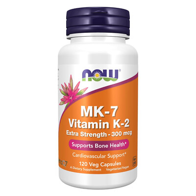 #ad #ad NOW MK 7 Vitamin K 2 Extra Strength 120 Veg Caps Clearance for Best By 04 2026 $9.49