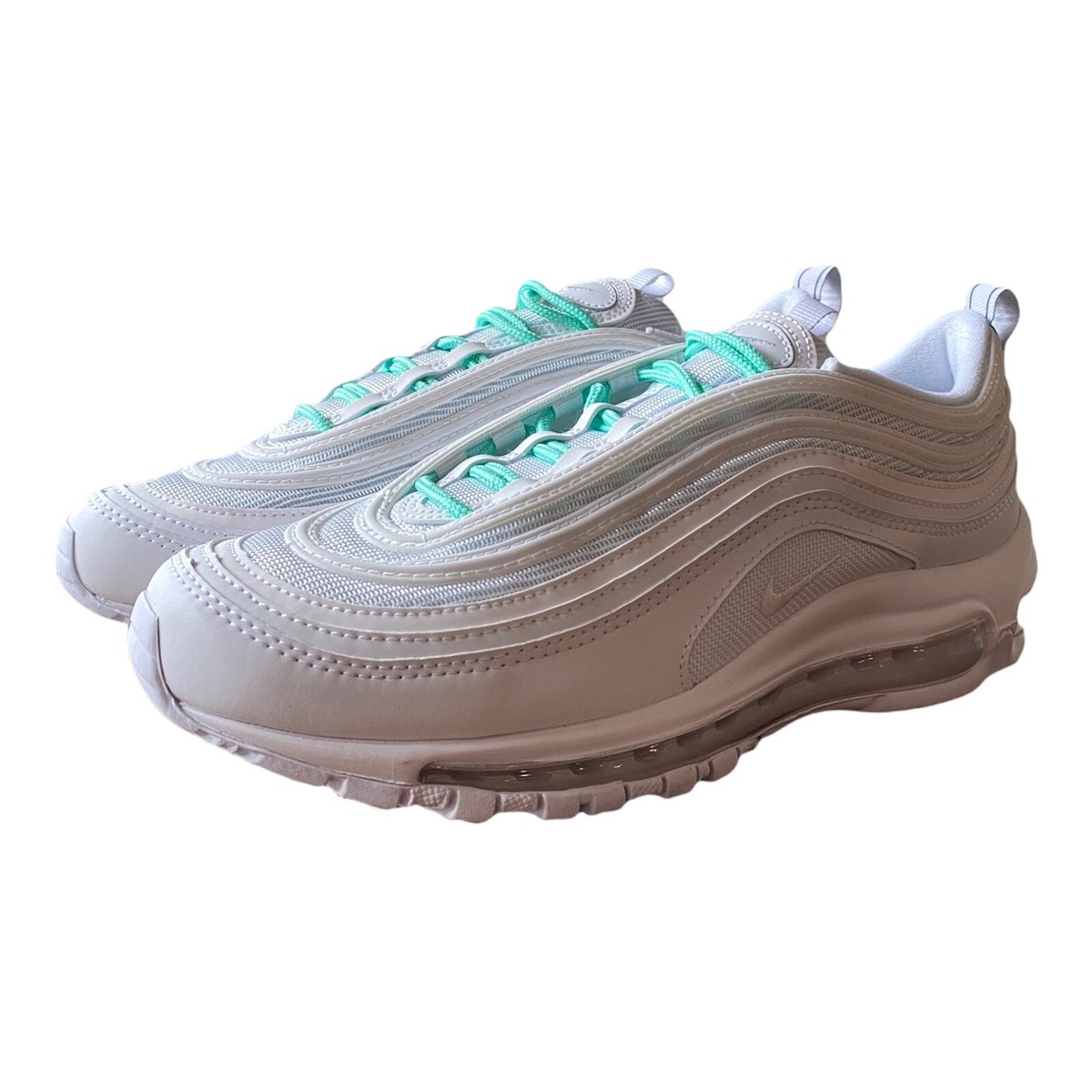 Nike Air Max 97 By You ID White Teal DJ3180 991 - Women's Size 8.5