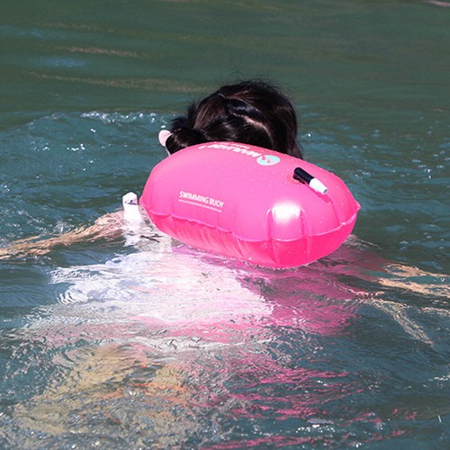 PVC Safety Swimming Buoy Float Air Dry Bag Inflatable Surfing Diving Lifesaving - Picture 9 of 21