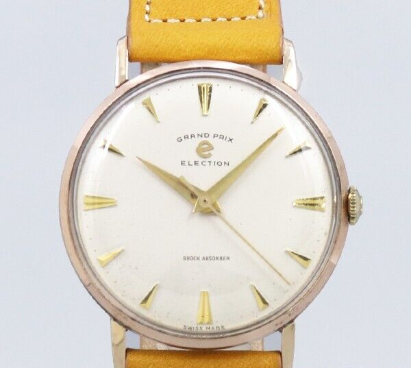 VTG Sonnet Manual Wind Watch yellow and white Vintage Vacheron Constantin 4715 18k Yellow Gold 34mm Manual  main image 3