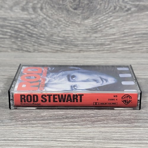 Rod Stewart Camouflage Cassette Tape Music Vintage Album Some Guys Have All Luck - Picture 4 of 10
