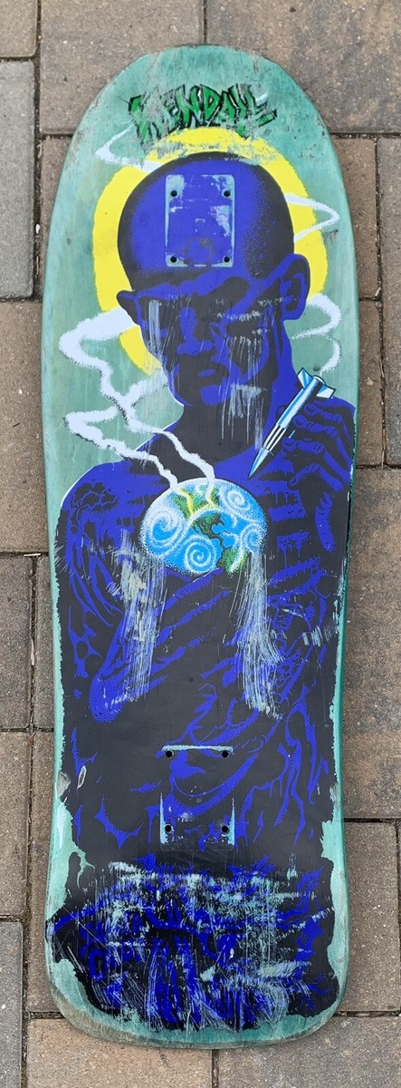 Santa Cruz Skateboards Atomic Man Jeff Kendall Skateboard Deck