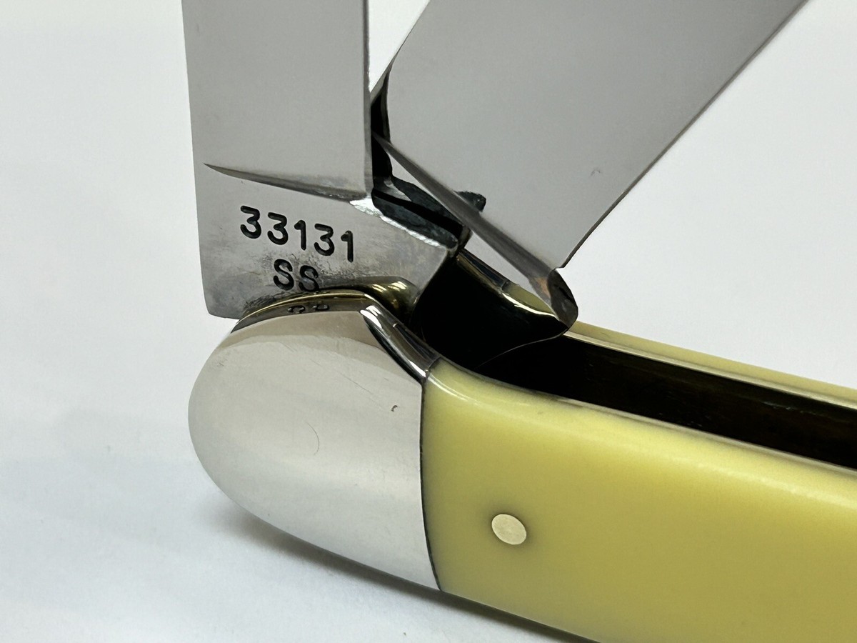 VINTAGE CASE XX CHEROKEE HERITAGE NANCY WARD KNIFE YELLOW 3 BLADE