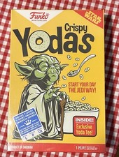 Funko Pop Star Wars Crispy Yoda's T Shirt New In Cereal Box. Size Small. New 