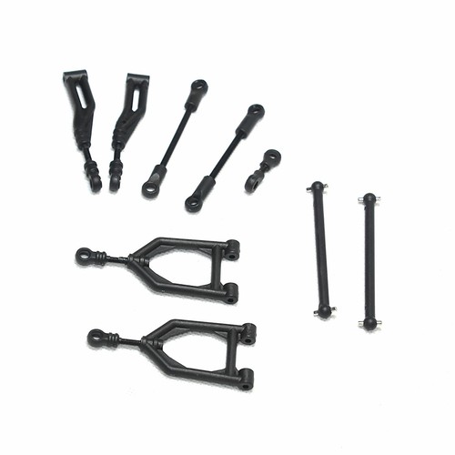 HBX part 12003 Front /Rear Upper Arms Drive Shafts Steering Linkage for 1/12 RC - Picture 2 of 12