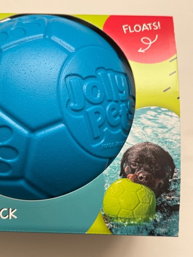 Jolly Pets Soccer Ball 8" Diameter, 2-pack, Large Floating Bouncing Dog Toy - Picture 6 of 11