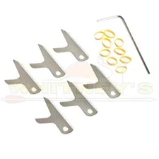 Swhacker Low Poundage Replacements Blades and Shrink Bands - 100gr. - 230